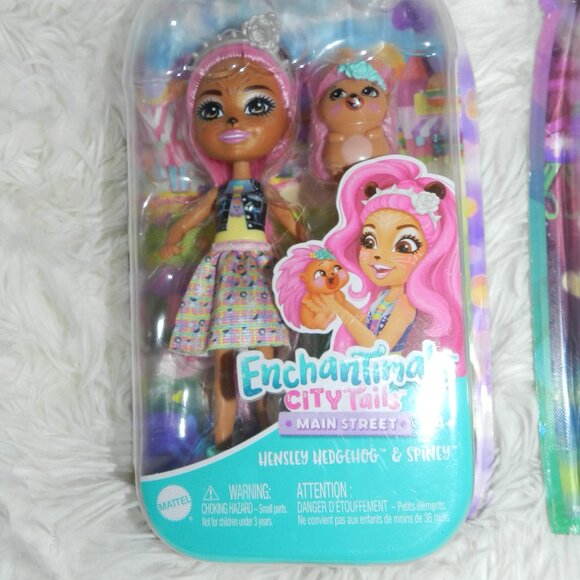 ENCHANTIMALS CITY TAILS MAINSTREET HENSLEY HEDGEHOG & PET SPINEY🆕SHIPS FAST💨🚚 - Picture 8 of 15